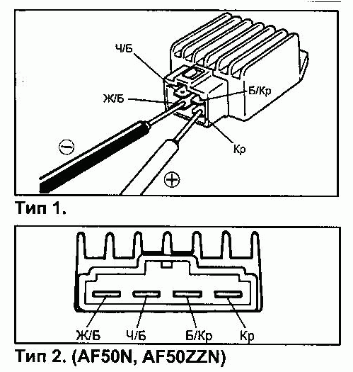 Реле - регулятори напруги для мото з однофазним генератором